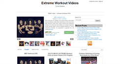 Desktop Screenshot of extremeworkoutvideos.com